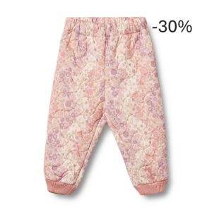 Wheat Termo Bukser Baby Alex 9518 Lilac Flower Rainbow