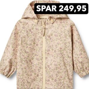 Wheat Regn Jakke Chardy 9521 Rose Flower Field