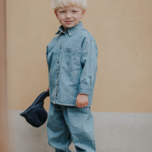 Fliink Shirt Don Light Demin Blue