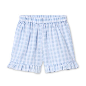 Fliink Shorts Pari Ruffle Dream Blue Check
