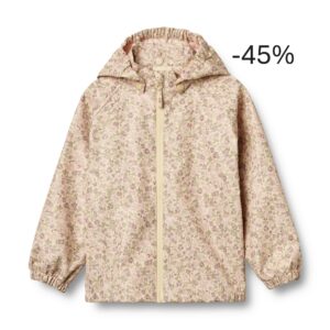 Wheat Regn Jakke Chardy 9521 Rose Flower Field