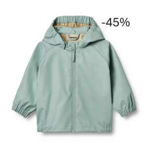 Wheat Regn Jakke Baby Chardy 9519 Aquamarine
