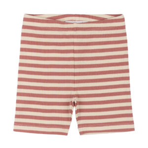 TNST Shorts Tight Rib Old Rose Striped