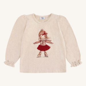 Hust Claire Tshirt Alma Skating 1290 Wheat Melange