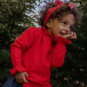 Fliink Pullover Abby Knit Pompeian Red