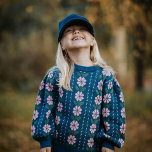 Fliink Pullover Garden Knit Insignia Blue