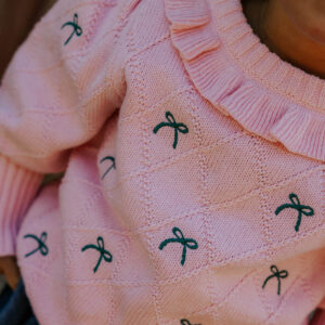 Fliink Bluse Lucie Bow Candy Pink