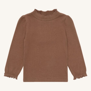 Hust Claire Bluse Amma Solid 4536 Coca Mocha