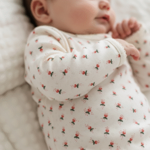 Okker Gokker Body Pointelle Fluffy Bell Red