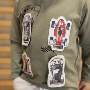 Hust Claire Tshirt Anton Racing Cars 3919 Turtle